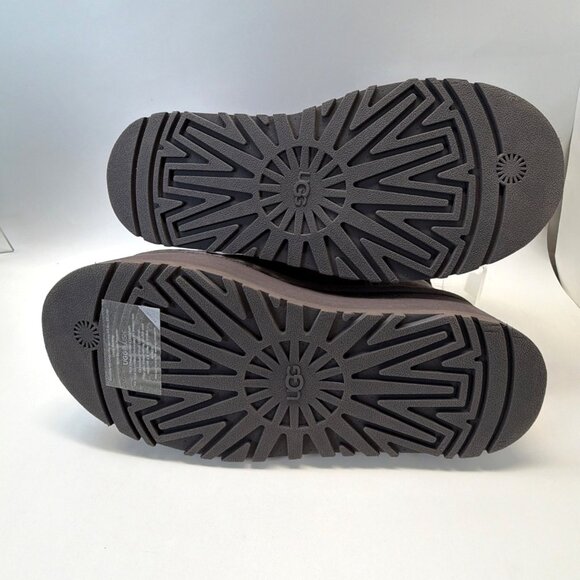 Ugg Classic Mini Dipper Boots Thundercloud Gray Winter Booties Women Size 7 - Picture 6 of 9